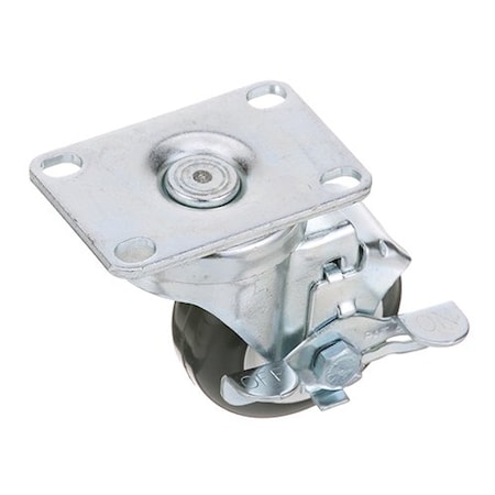 Allpoints Plate Mnt Caster W/Brk 3 W 2-3/8 X 3-5/8 262377